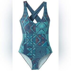 Prana One Piece Swimsuit Lagos Lisbon Green SIZE XS $95